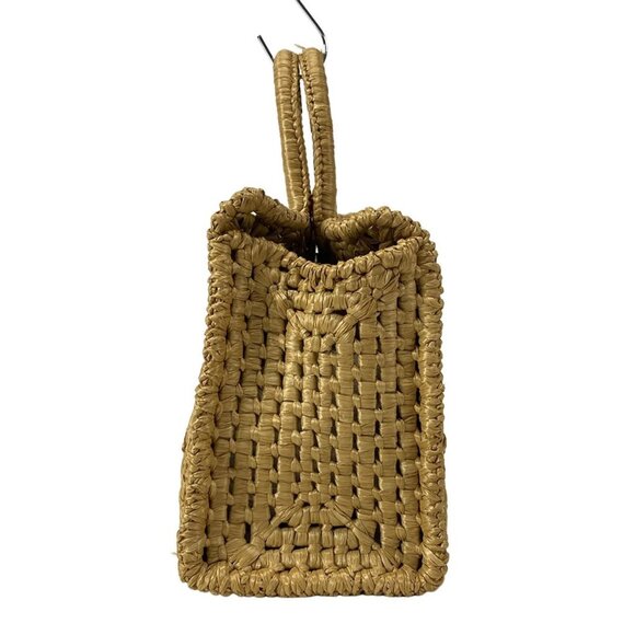 Auth Salvatore Ferragamo Studio Box 21I101 Natural (Light Brown) Fabric - Picture 4 of 16